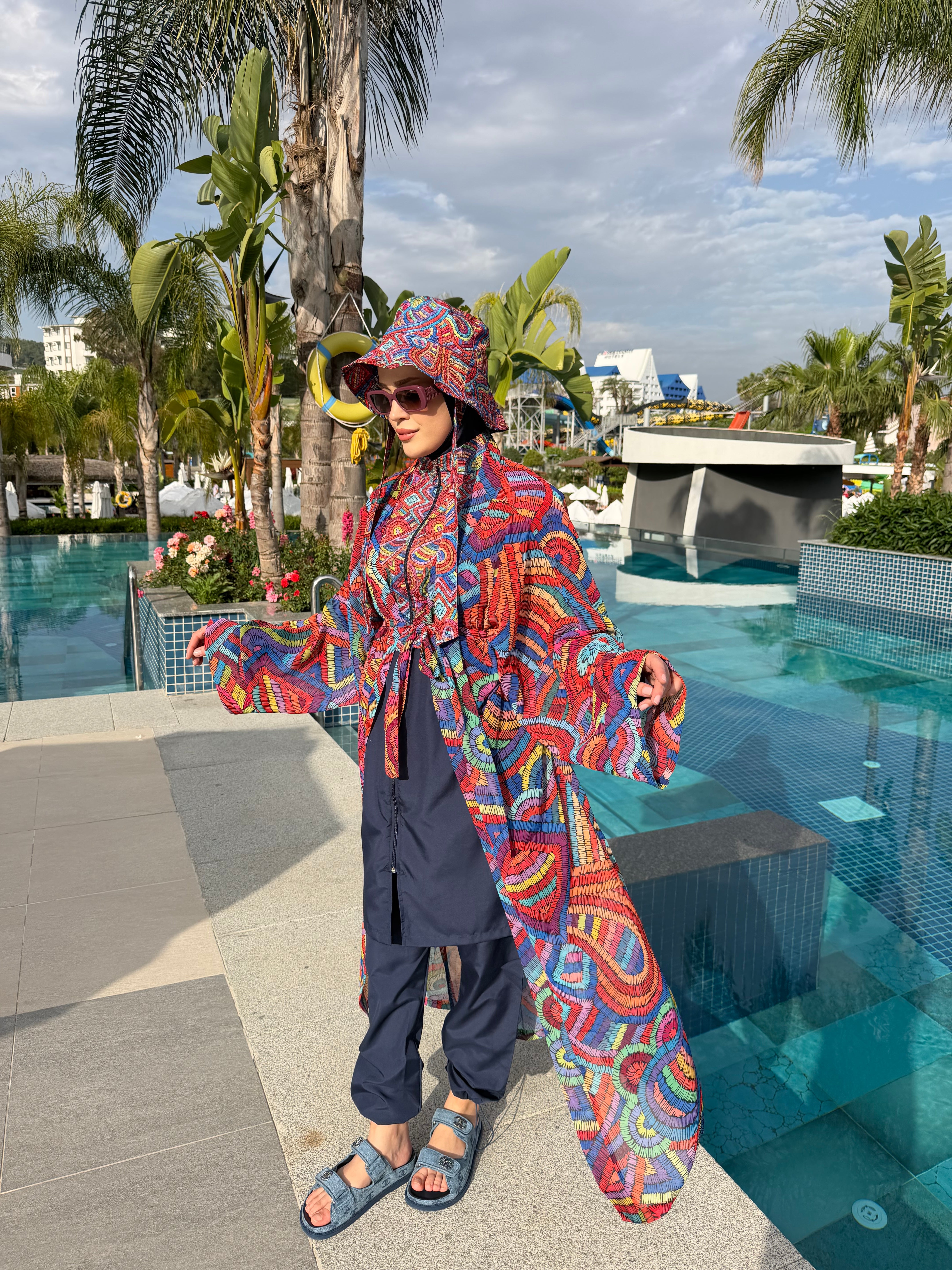 Marbella Tek Kaftan Kimono Pareo