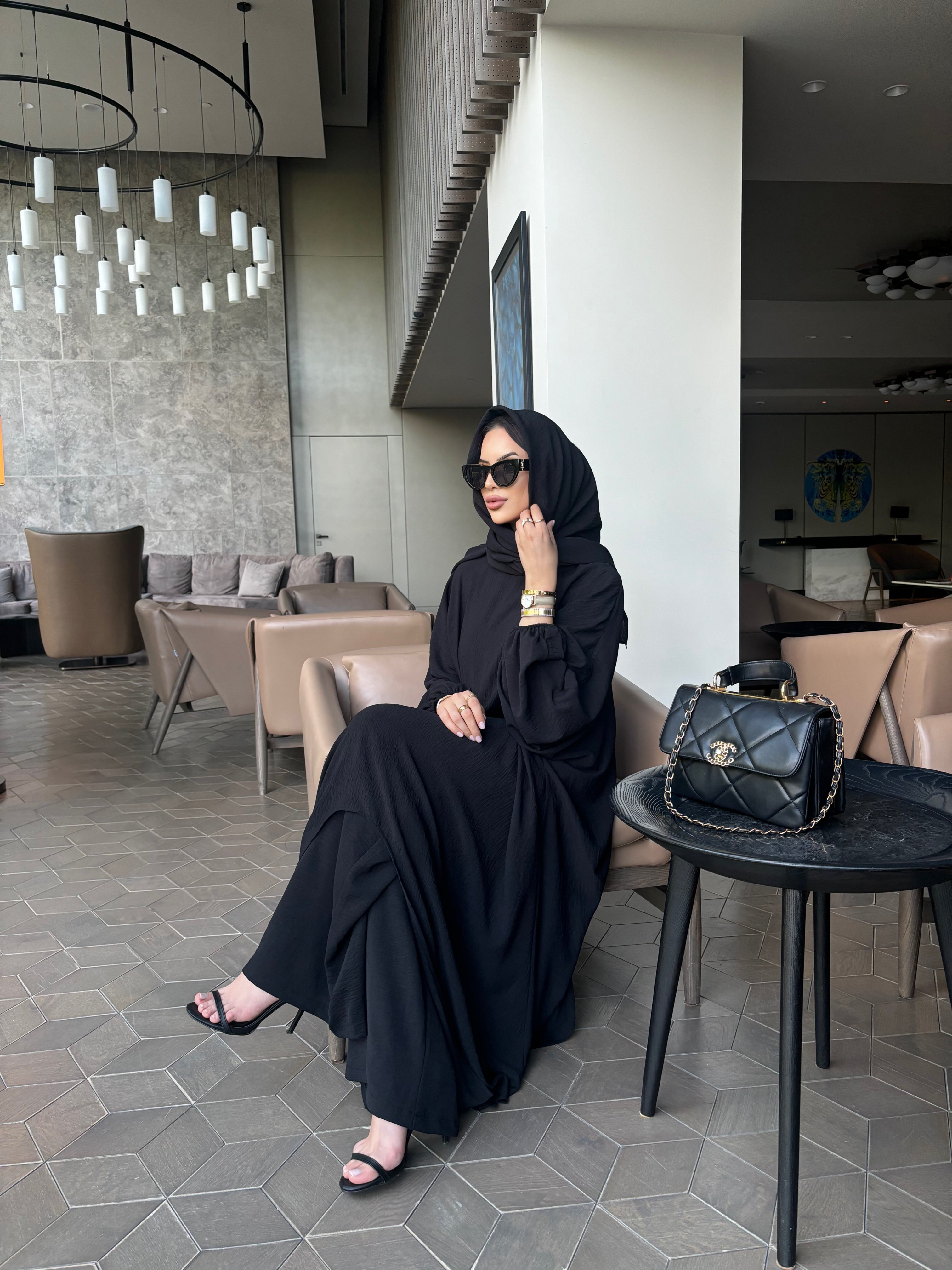 Mira tunik & pantolon takım siyah