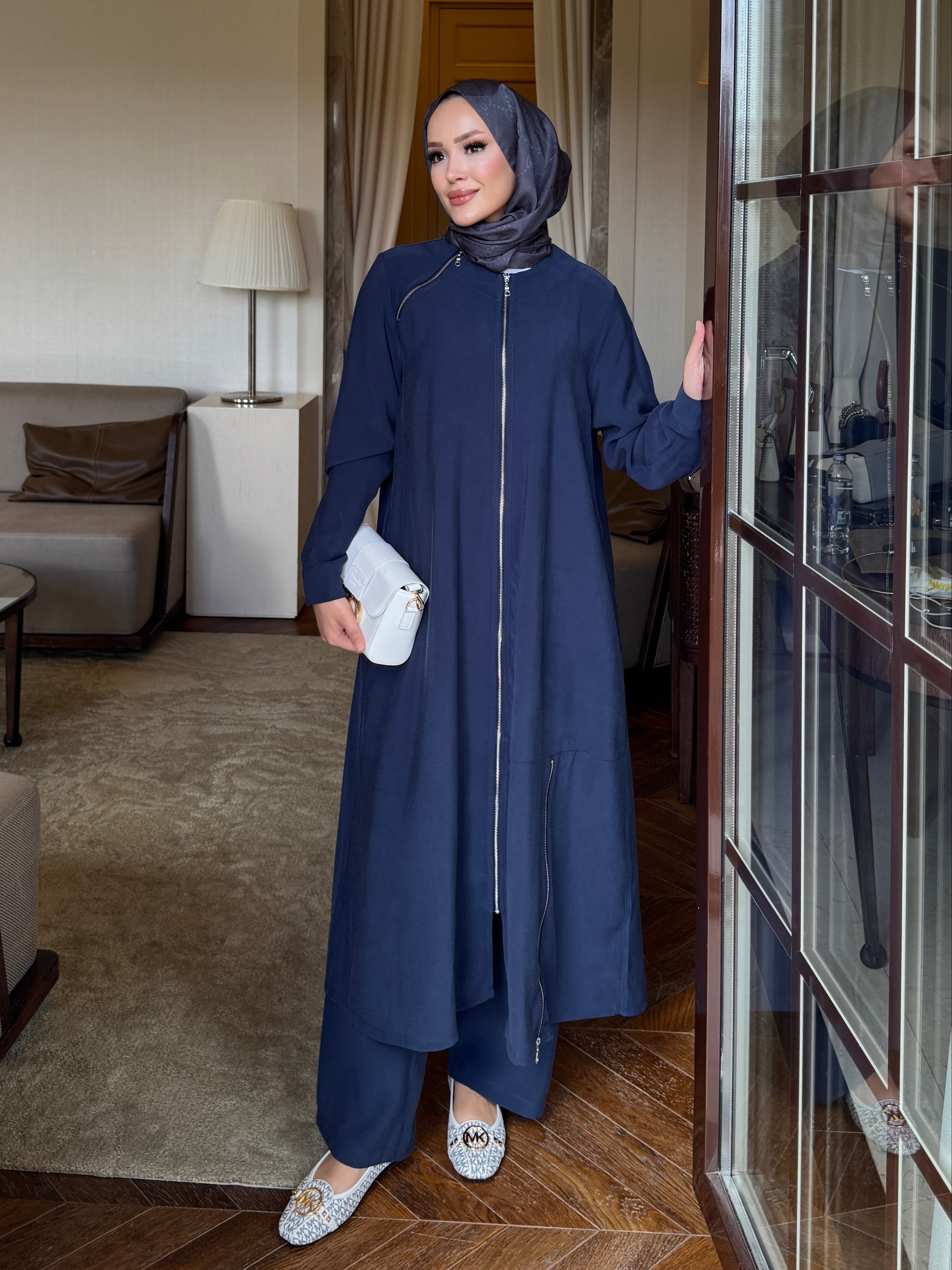 Tensora tunik & pantolon takım lacivert