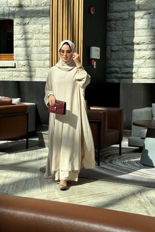 Venedik ikili takım bej