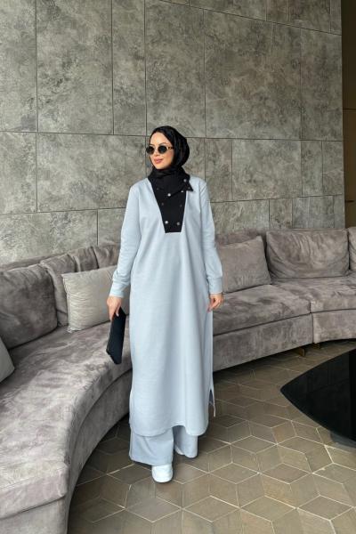 Kışlık Arin İkili Takım  siyah