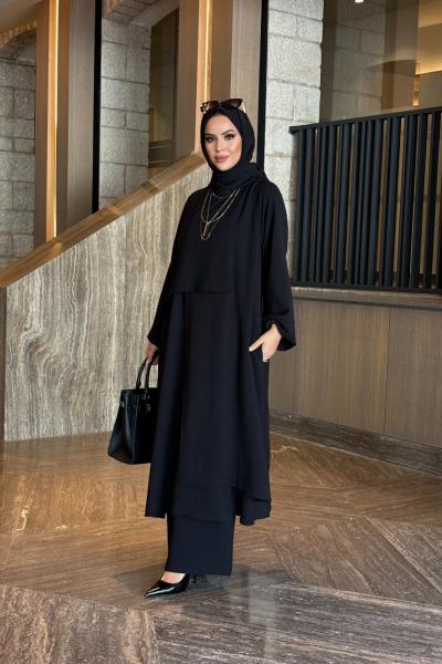 Mona ikili takım siyah