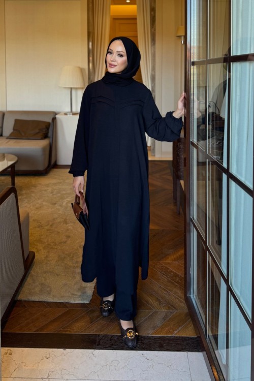 Alya ikili takım siyah