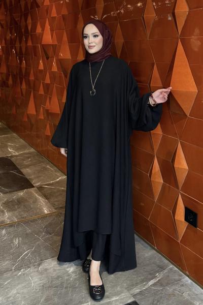 Hüda elbise - şal takım beyaz