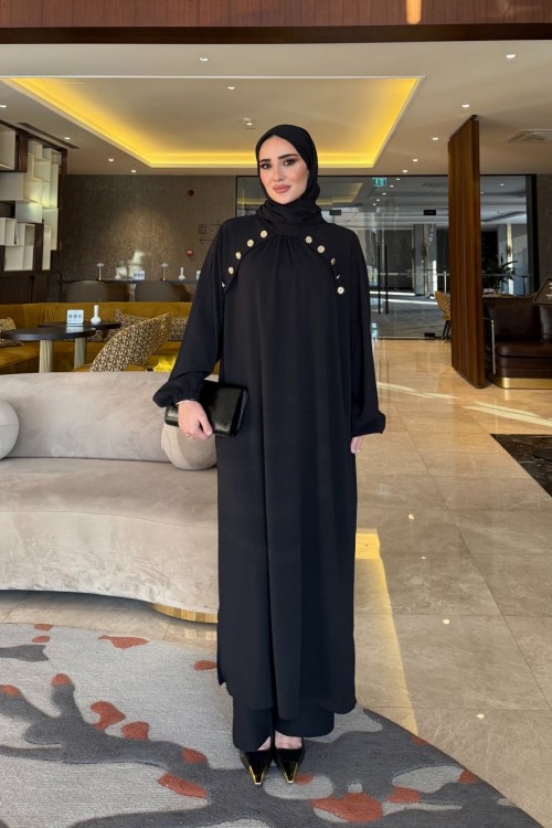 Lavin Gold Detay Takım Siyah