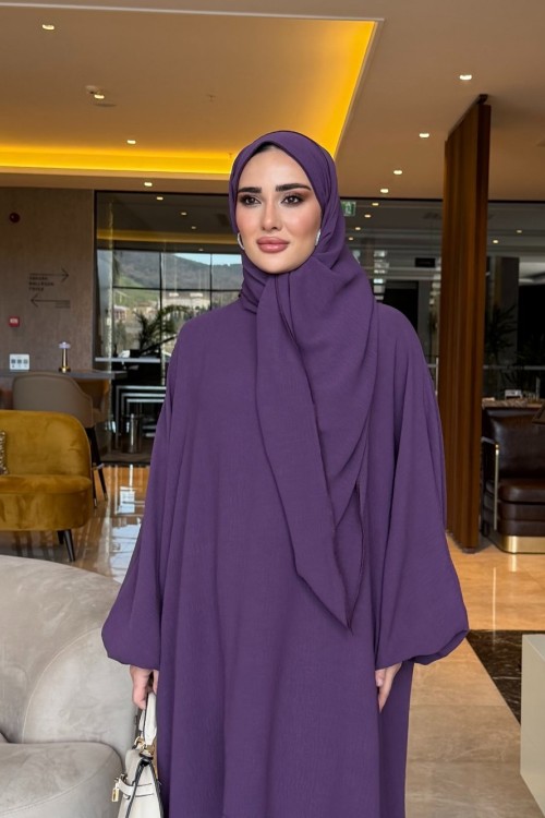 Aerobin Krep Şal lila