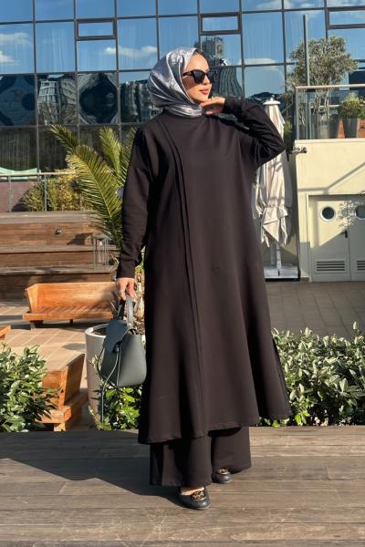 Nervür Detaylı Gonca Takım