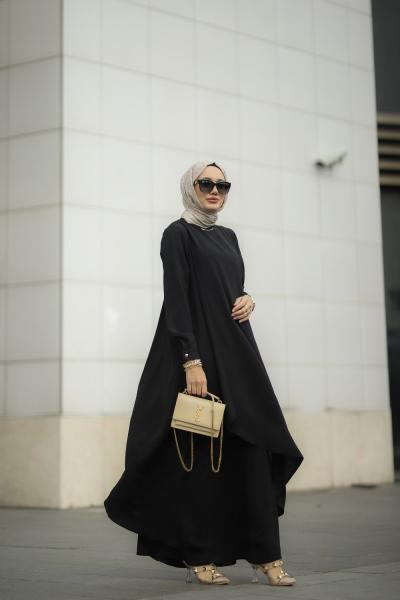 Paris Asimetrik Kesim Elbise