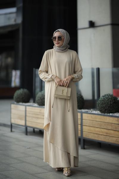 Paris Asimetrik Kesim Elbise